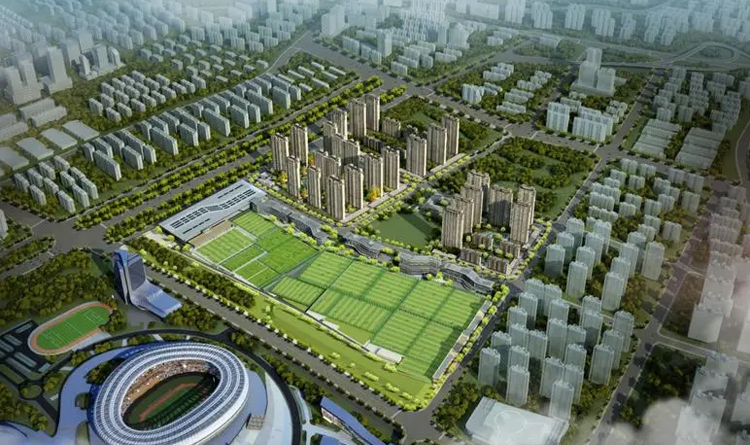 大连市万达体育新城C区